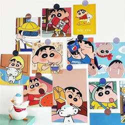 Dormitory wallpaper Crayon Shin-chan wall stickers card poster cartoon room wall wall decoration photo background Dormitory wallpaper Crayon Shin-chan wall stickers card poster cartoon room wall wall decoration photo background