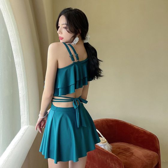 Swimsuit 2024 new Korean one-piece swimsuit women's skirt style flat angle conservative belly-covering slimming swimsuit hot spring swimsuit
Swimsuit 2024 new Korean one-piece swimsuit women's skirt style flat angle conservative belly-covering slimming swimsuit hot spring swimsuit