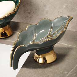 Soap box Internet celebrity style high-end soap box soap dish drain storage rack household soap dish tray soap holder Soap box Internet celebrity style high-end soap box soap dish drain storage rack household soap dish tray soap holder