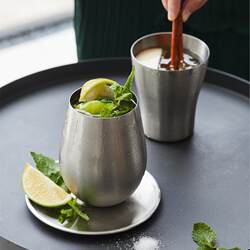 Kuqi Creative Tableware Specialty Store Thickened Stainless Steel 304 Cold Drinking Water Cup Coffee Lemon Cup Mojito Cup Kuqi Creative Tableware Specialty Store Thickened Stainless Steel 304 Cold Drinking Water Cup Coffee Lemon Cup Mojito Cup