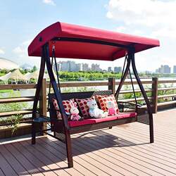 Manufacturer supplies and sells outdoor three-person swing, iron art, double outdoor balcony rocking chair, courtyard hanging chair, rocking garden leisure chair Manufacturer supplies and sells outdoor three-person swing, iron art, double outdoor balcony rocking chair, courtyard hanging chair, rocking garden leisure chair