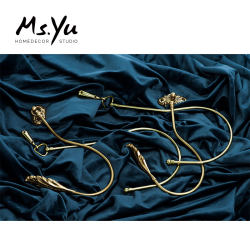Brass wall hooks Curtain hooks imported from France Designer selected curtain accessories wall hooks #Miss Yu Brass wall hooks Curtain hooks imported from France Designer selected curtain accessories wall hooks #Miss Yu
