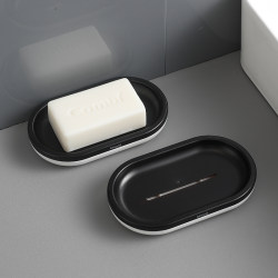 Light luxury soap box drain large soap box home bathroom bathroom punch-free creative soap box storage rack Light luxury soap box drain large soap box home bathroom bathroom punch-free creative soap box storage rack