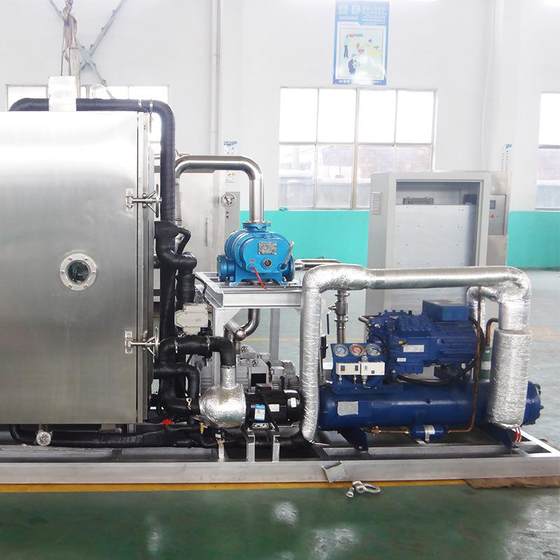 Factory direct supply of 5 square meters medium-sized vacuum freeze dryer, fruit freeze-drying machine, pet food freeze-drying equipment
Factory direct supply of 5 square meters medium-sized vacuum freeze dryer, fruit freeze-drying machine, pet food freeze-drying equipment