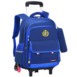 Elementary school children's trolley schoolbag girls 1236 grade trolley case backpack boys 6-12 years old climbing stairs waterproof Elementary school children's trolley schoolbag girls 1236 grade trolley case backpack boys 6-12 years old climbing stairs waterproof