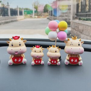 Car car ornaments for the Year of the Ox Cute perfume aromatherapy creative Ping An ox car decoration supplies collection car interior accessories 
Car car ornaments for the Year of the Ox Cute perfume aromatherapy creative Ping An ox car decoration supplies collection car interior accessories