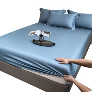 Class A 200-count pure cotton all-inclusive bed sheet mattress cover protective cover cotton bed cover dust-proof bed cover single piece customization 
Class A 200-count pure cotton all-inclusive bed sheet mattress cover protective cover cotton bed cover dust-proof bed cover single piece customization