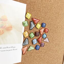 A set of 20 creative colorful irregular mosaic graphics decoration photo wall classroom newspaper board layout decorative nails A set of 20 creative colorful irregular mosaic graphics decoration photo wall classroom newspaper board layout decorative nails