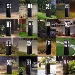 LED solar lawn lights modern simple square landscape courtyard villa community garden park grass waterproof LED solar lawn lights modern simple square landscape courtyard villa community garden park grass waterproof