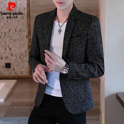 Pierre Cardin Casual Suit for Men 2025 New Spring and Autumn Business Casual Blazer Men's Slim Fit Top Pierre Cardin Casual Suit for Men 2025 New Spring and Autumn Business Casual Blazer Men's Slim Fit Top