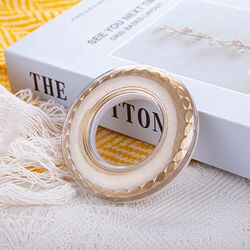 Roman rod perforated curtain accessories Curtain rod perforated ring hanging curtain fabric buckle perforated ring Roman rod perforated curtain accessories Curtain rod perforated ring hanging curtain fabric buckle perforated ring