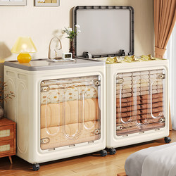 Clothes Storage Box for Home Use, Large Capacity, Extra Large, Transparent, Flip-Top, Foldable, Seasonal Clothing and Quilt Storage and Organization Box Clothes Storage Box for Home Use, Large Capacity, Extra Large, Transparent, Flip-Top, Foldable, Seasonal Clothing and Quilt Storage and Organization Box