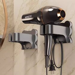 Hair dryer storage rack without punching wall-mounted Hair dryer storage rack without punching wall-mounted