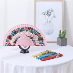 Customized Anita wooden fan Spanish folding fan Folding fan Paint fan Advertising fan Dance fan Smoothly closing Customized Anita wooden fan Spanish folding fan Folding fan Paint fan Advertising fan Dance fan Smoothly closing