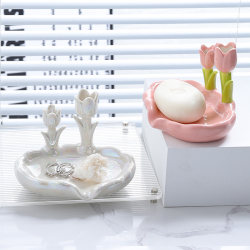 Home Creative Flower Ceramic Soap Dish No Drilling Drainage Household Soap Dish Diversion Drainage Washbasin Storage Home Creative Flower Ceramic Soap Dish No Drilling Drainage Household Soap Dish Diversion Drainage Washbasin Storage
