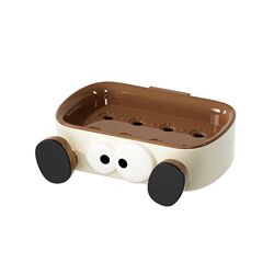 Soap box wall-mounted punch-free home bathroom student dormitory large double-layer drain box soap storage rack Soap box wall-mounted punch-free home bathroom student dormitory large double-layer drain box soap storage rack