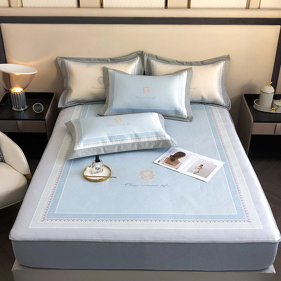 Light luxury simple Chinese health ice silk mat three-piece set, soft mat for bed cover type A type mother and baby can be gnawed and washed by machine
Light luxury simple Chinese health ice silk mat three-piece set, soft mat for bed cover type A type mother and baby can be gnawed and washed by machine