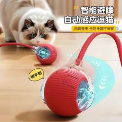 Automatic Cat Teasing Ball, Cat Toy for Self-Entertainment and Boredom Relief, Smart Cat Teasing Stick, Energy-Consuming Bouncy Ball, Electric Cat Gadget Automatic Cat Teasing Ball, Cat Toy for Self-Entertainment and Boredom Relief, Smart Cat Teasing Stick, Energy-Consuming Bouncy Ball, Electric Cat Gadget