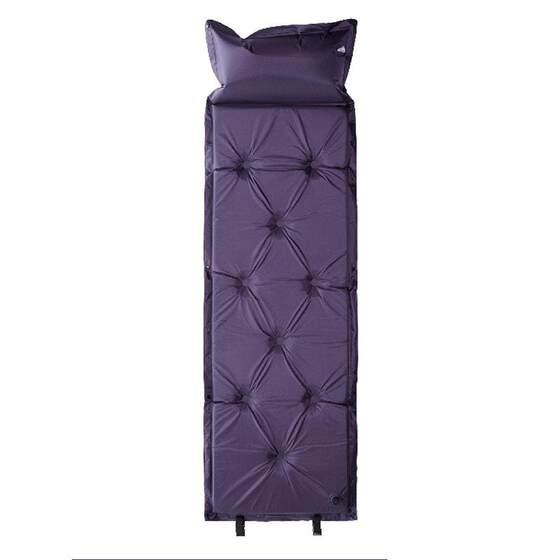 Popular outdoor automatic inflatable sleeping mat with pillow that can be spliced into single and double nine-point folding air cushions and moisture-proof picnic mats 
Popular outdoor automatic inflatable sleeping mat with pillow that can be spliced into single and double nine-point folding air cushions and moisture-proof picnic mats