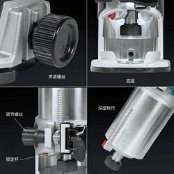 Makita rechargeable edge trimmer DTR50Z/DRT52Z work light 18V brushless woodworking router engraving machine Makita rechargeable edge trimmer DTR50Z/DRT52Z work light 18V brushless woodworking router engraving machine