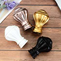 Roman rod curtain decorative head, two-end sealing head and plug curtain accessories, 28-pole curtain rod head accessories Roman rod curtain decorative head, two-end sealing head and plug curtain accessories, 28-pole curtain rod head accessories