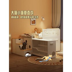 Children's half-height bed and under-bed cabinet small apartment space-saving desk pull-out wardrobe integrated storage and storage combination bed Children's half-height bed and under-bed cabinet small apartment space-saving desk pull-out wardrobe integrated storage and storage combination bed