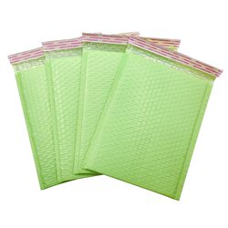 Avocado green bubble bag color co-extruded film matte bubble envelope clothing packaging packaging foam express bag Avocado green bubble bag color co-extruded film matte bubble envelope clothing packaging packaging foam express bag
