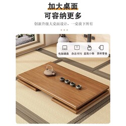 Folding table Nanzhu Kang table household solid wood tatami small coffee table low table bed study desk computer low table Folding table Nanzhu Kang table household solid wood tatami small coffee table low table bed study desk computer low table