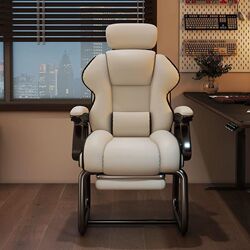 Computer chair, comfortable sedentary desk, bow chair, home office chair, reclining sofa chair, leisure gaming chair with fixed feet Computer chair, comfortable sedentary desk, bow chair, home office chair, reclining sofa chair, leisure gaming chair with fixed feet