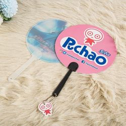 Advertising fan customized 1000 psp fans customized plastic cartoon corporate fan customized round fan enrollment logo printing Advertising fan customized 1000 psp fans customized plastic cartoon corporate fan customized round fan enrollment logo printing