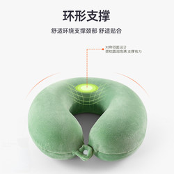 Memory foam u-shaped pillow neck protection pillow plane ride on a car sleeping artifact U-shaped pillow nap neck leaning on pillow cervical head pillow Memory foam u-shaped pillow neck protection pillow plane ride on a car sleeping artifact U-shaped pillow nap neck leaning on pillow cervical head pillow
