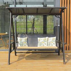 Internet celebrity outdoor swing hanging chair home rocking chair double leisure outdoor villa garden courtyard adult swing Internet celebrity outdoor swing hanging chair home rocking chair double leisure outdoor villa garden courtyard adult swing