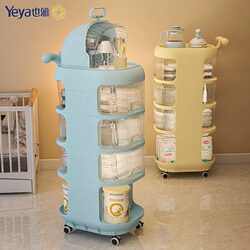 Yeya Baby Products Storage Rack Feeding Table Storage Cabinet Supplementary Food Movable Trolley Baby Bottle Storage Rack Yeya Baby Products Storage Rack Feeding Table Storage Cabinet Supplementary Food Movable Trolley Baby Bottle Storage Rack
