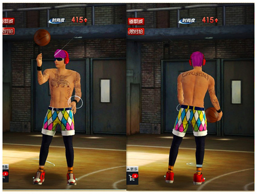 【2015新品】nba2K Online詹姆斯纹身 NBA2K