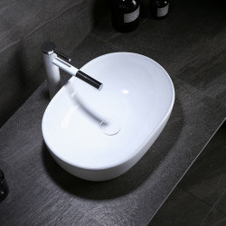 Countertop Basin Wash Basin Single Basin Household Size Bathroom Winter Melon-Shaped Wash Basin 48/ 60cm Countertop Basin Wash Basin Single Basin Household Size Bathroom Winter Melon-Shaped Wash Basin 48/ 60cm