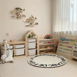 Montessori Children's Room Layout Guide Furniture Set Baby Products Toy Storage Cabinet Building Block Placement Shelf Montessori Children's Room Layout Guide Furniture Set Baby Products Toy Storage Cabinet Building Block Placement Shelf