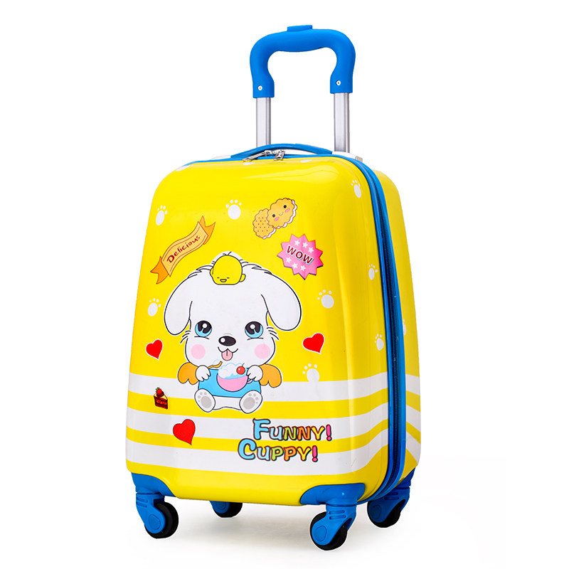 Wisdom Prodigy Children's Trolley Case 16/18 Inch Cartoon Suitcase