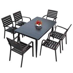 Outdoor tables and chairs courtyard outdoor villa open-air balcony cast aluminum leisure combination garden aluminum alloy waterproof sun protection Outdoor tables and chairs courtyard outdoor villa open-air balcony cast aluminum leisure combination garden aluminum alloy waterproof sun protection