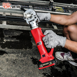 Deke Duck Electric Hydraulic Pliers Lithium Battery Crimping Pliers Rechargeable Copper and Aluminum Terminal Electrician Pliers for Cutting Copper Terminals Deke Duck Electric Hydraulic Pliers Lithium Battery Crimping Pliers Rechargeable Copper and Aluminum Terminal Electrician Pliers for Cutting Copper Terminals