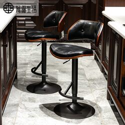 European-Style Bar Stool, Adjustable and Swivelable, Modern Minimalist Cashier Chair, Home-Use High Stool with Backrest, American-Style High Stool European-Style Bar Stool, Adjustable and Swivelable, Modern Minimalist Cashier Chair, Home-Use High Stool with Backrest, American-Style High Stool