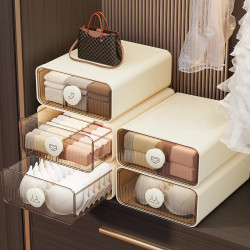 Underwear and socks storage box two-in-one men's underwear lazy bra partition wardrobe organizer drawer type insect-proof Underwear and socks storage box two-in-one men's underwear lazy bra partition wardrobe organizer drawer type insect-proof