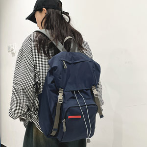 Personalized contrasting color backpack for women, sports trendy college student bag, American retro large-capacity computer travel bag for men 
Personalized contrasting color backpack for women, sports trendy college student bag, American retro large-capacity computer travel bag for men