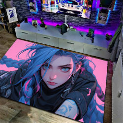 Jinx Gojo Satoru Game Carpet E-Sports Rug Living Room Sofa Coffee Table Mat Bedroom Bedside Rug Crystal Velvet Carpet Jinx Gojo Satoru Game Carpet E-Sports Rug Living Room Sofa Coffee Table Mat Bedroom Bedside Rug Crystal Velvet Carpet
