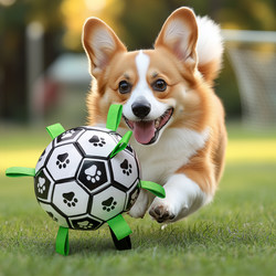 Dog Toy Ball, Self-Entertaining Toy for Border Collies, Labrador, Corgi, Training-Specific Dog Soccer Ball, Bite-Resistant Pet Supplies Dog Toy Ball, Self-Entertaining Toy for Border Collies, Labrador, Corgi, Training-Specific Dog Soccer Ball, Bite-Resistant Pet Supplies