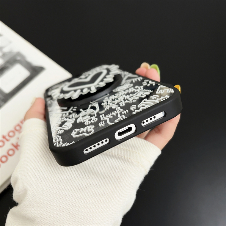 Keith Haring Art Style New 15, 14, 13, 12 iPhone Case