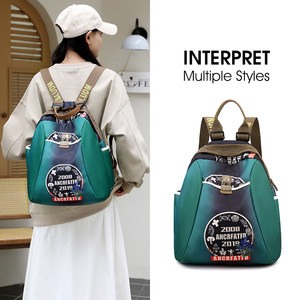 Fashionable lightweight travel backpack for women 2024 new casual women's waterproof Oxford cloth large capacity travel backpack 
Fashionable lightweight travel backpack for women 2024 new casual women's waterproof Oxford cloth large capacity travel backpack