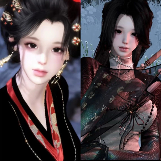 Picking bamboo, Wuzhu, Ai Shuhan mobile game, universal female face-pinching, original version 
Picking bamboo, Wuzhu, Ai Shuhan mobile game, universal female face-pinching, original version