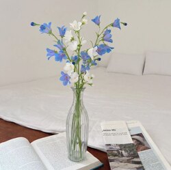 French-Style Simple Slender Small-Diameter Glass Vase for Desktop Office Hydroponic Flowers, Dried Flowers, Living Room Flower Arrangement Decoration French-Style Simple Slender Small-Diameter Glass Vase for Desktop Office Hydroponic Flowers, Dried Flowers, Living Room Flower Arrangement Decoration