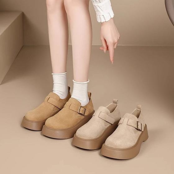 Thick-soled Birkenstocks Spring and Autumn 2025 new versatile loafers college style single shoes
Thick-soled Birkenstocks Spring and Autumn 2025 new versatile loafers college style single shoes