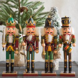 30cm Nutcracker Puppet Soldier Zakka Creative Home Bar Decoration Party Ornament Best Friend Gift 30cm Nutcracker Puppet Soldier Zakka Creative Home Bar Decoration Party Ornament Best Friend Gift